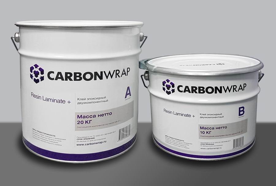 Клей эпоксидный двухкомпонентный carbonwrap® resin laminate+